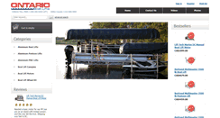 Desktop Screenshot of ontarioboatlifts.com